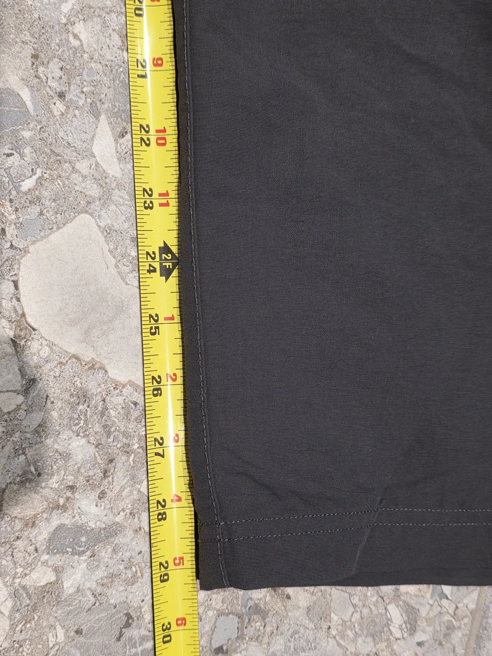 The North Face Men's Zip Off Convertible Men’s Pants Dark Gray Hiking XXL